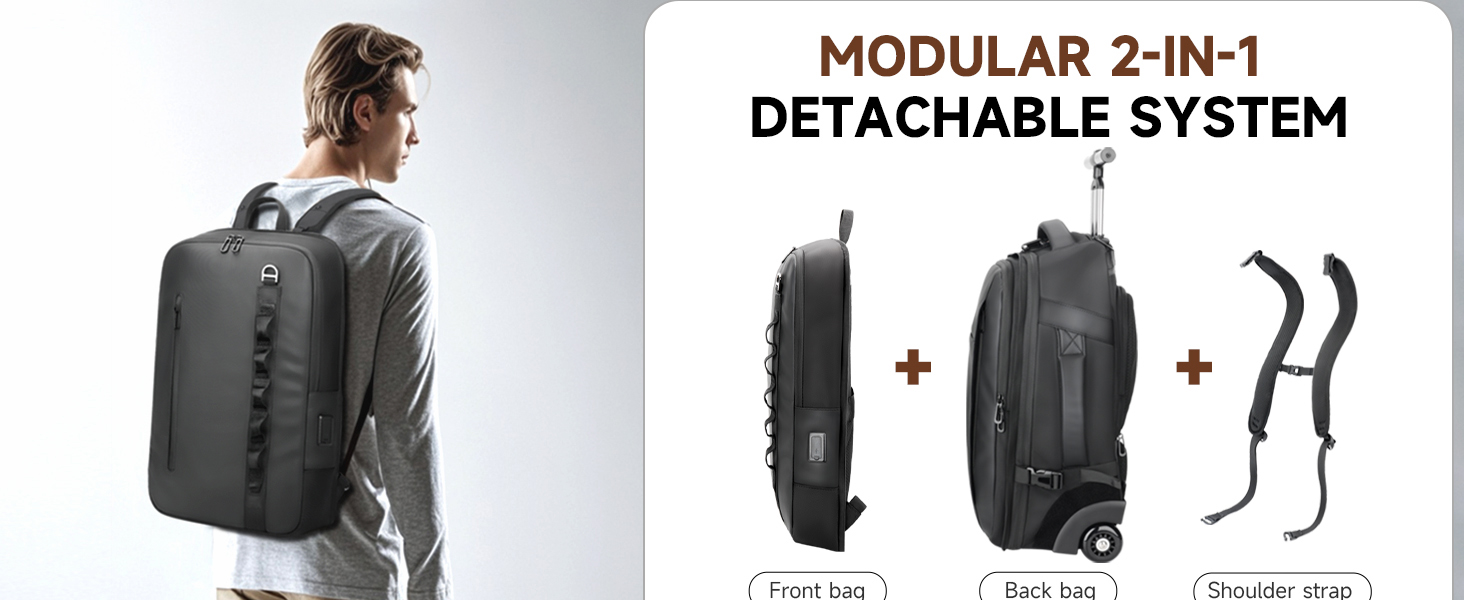 backpack with wheels