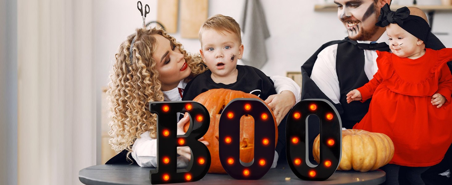 halloween marquee letters