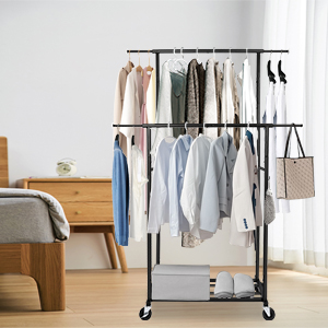 double garment rack