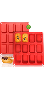 silicone brownie pan Silicone brownie baking pan silicone square cake pan Rectangular Cake Pan