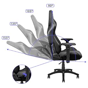 karnox gaming chair 155degree reclining adjustable pc gaming chair computer chair
