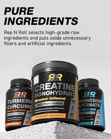Rep N Roll uses pure ingredients and does not contain unnecessary artificial ingredients.