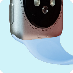 The strap is precisely attached to the watch to ensure a more comfortable fit .