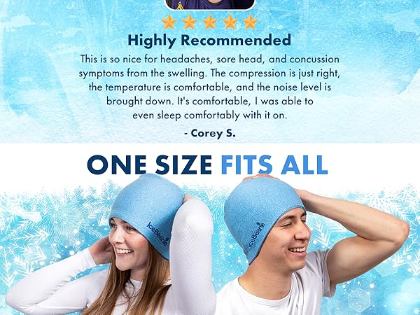 migraine mask relief ice cold hat best gifts sufferers tool headache face