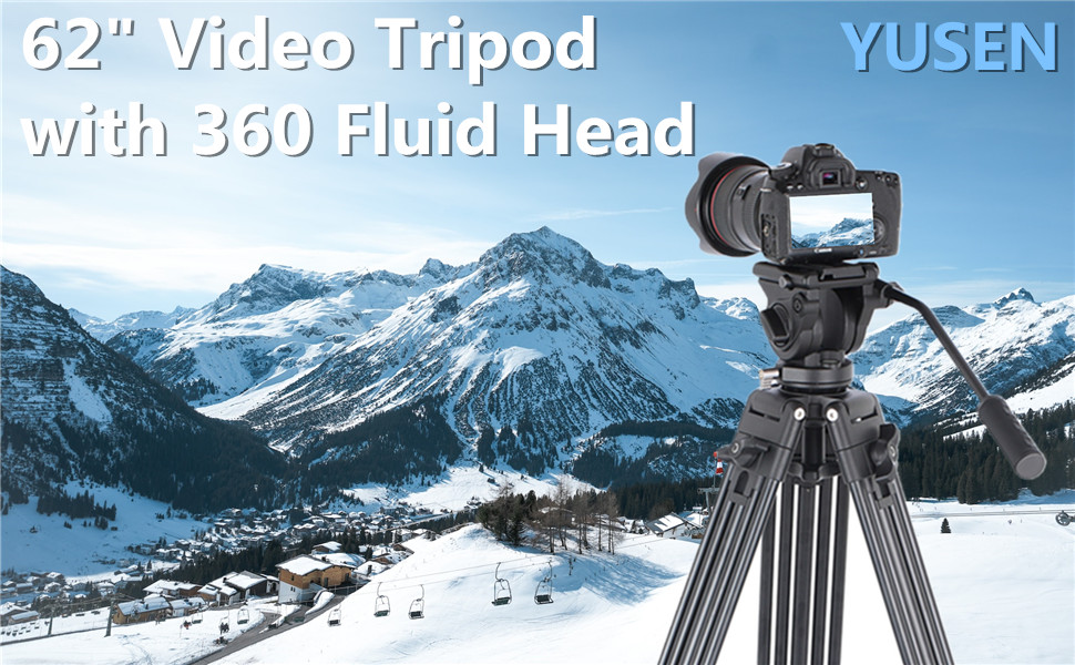 Heavy Duty Tripod Professional Video Tripod Aluminium fluid head tripod Video Tripod System