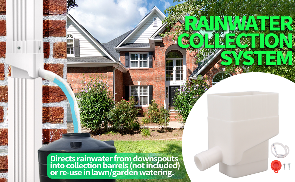 Jiawu Rainwater Collection System, Rain Barrel Diverter