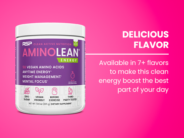 Available in 7+ flavors to make this clean energy boost the best part of your day