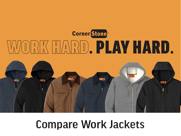ジャケット・アウター Cornerstone cutting coat 20AW CORNERSTONE Quilt Lined JACKET Mens Canvas Duck Full Zip