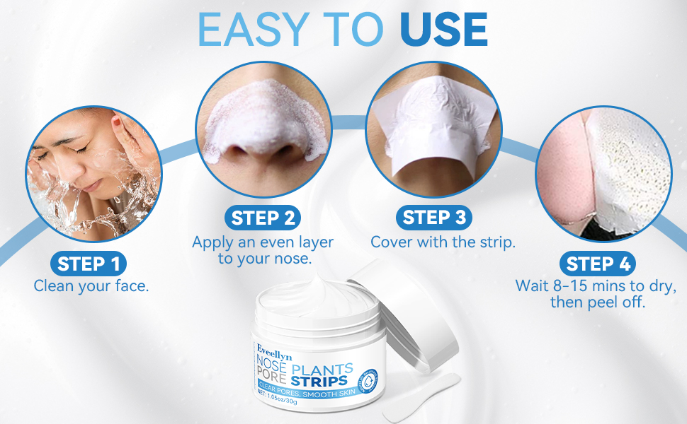 Blackhead remover Pore strips mask Aloe Vera