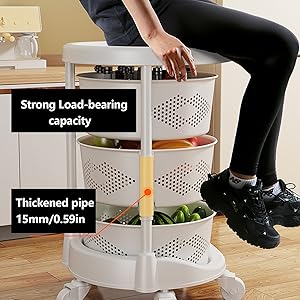 kitchen vegetable storage rack