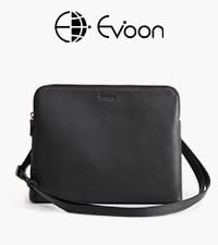 Evoon みがるスマホポーチレザー 本革 メンズ ショルダーバッグ 小物ポーチ Evoon 公式 みがるスマホポーチレザー 財布機能搭載 本革