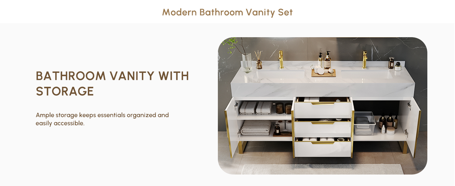 bathroom double sink vanity