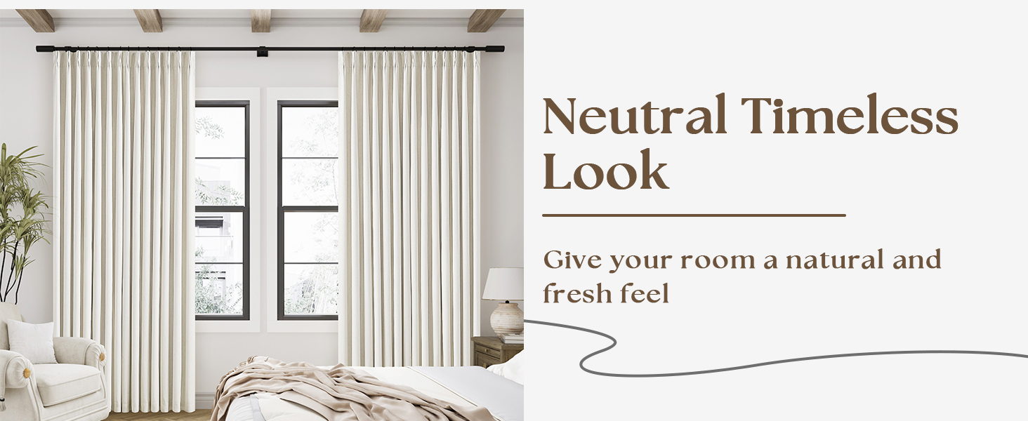 blackout linen curtain