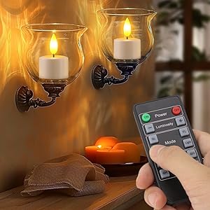 small votive candles with remote contorl