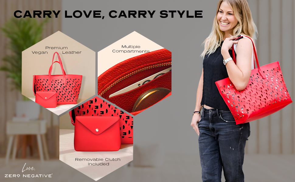 ●T-LOVE Amazon.com: Love, Zero Negative - Love Tote | Designer