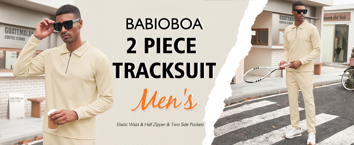 BABIOBOA 2 PIECE TRACKSUIT MENS