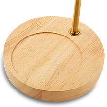wooden base