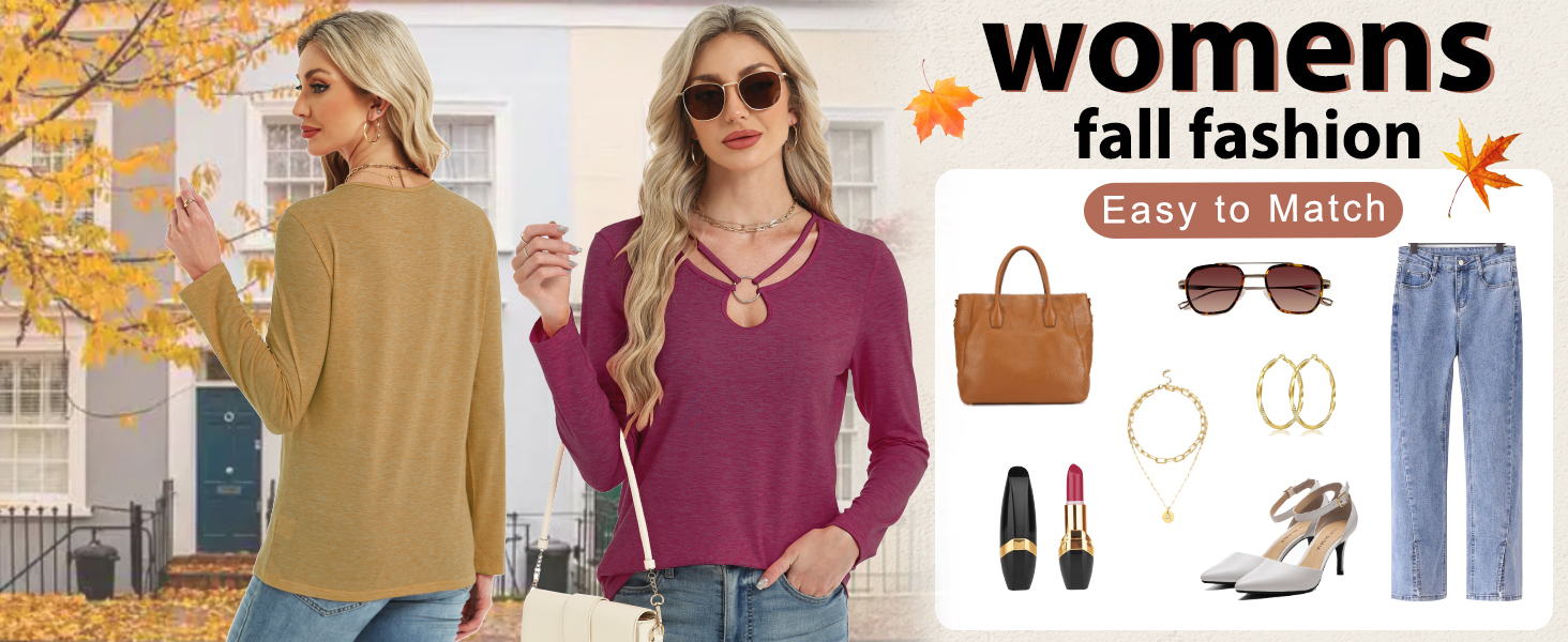 womens long sleeve tops