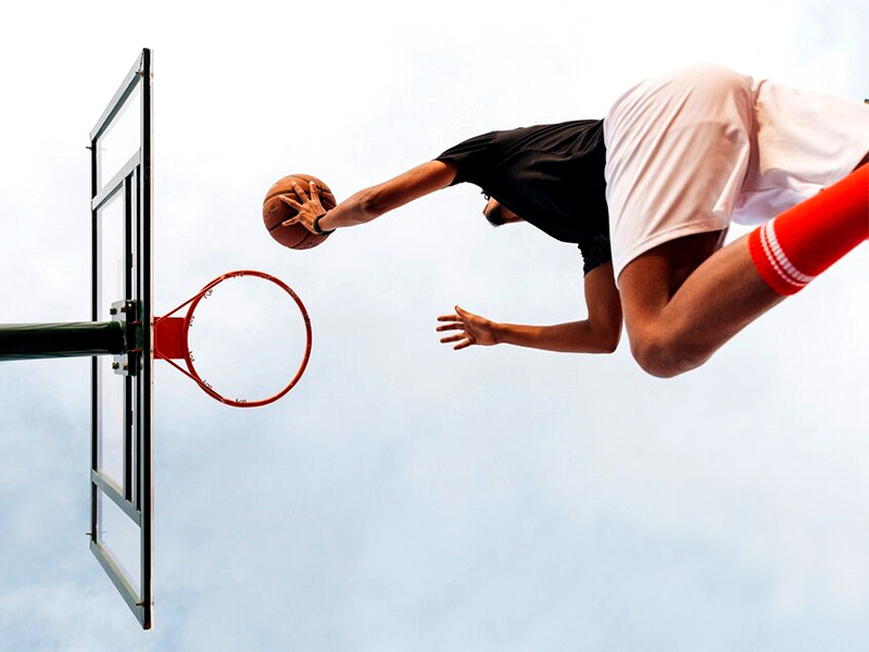 Full Size Basketball Hoop Ring Net Wall Mounted Outdoor Hanging Basket