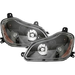 Amazon.com: Sterlix Black Kenworth T680 Headlights Headlamps