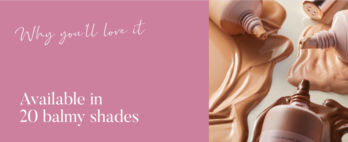 protect hydrate natural moisturising lasting blend dewy wrinkles spf foundation primer tinted mature