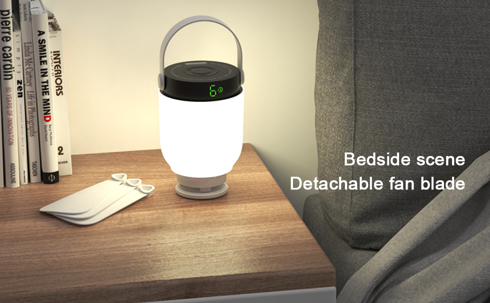 tent fan with detachable fan blade