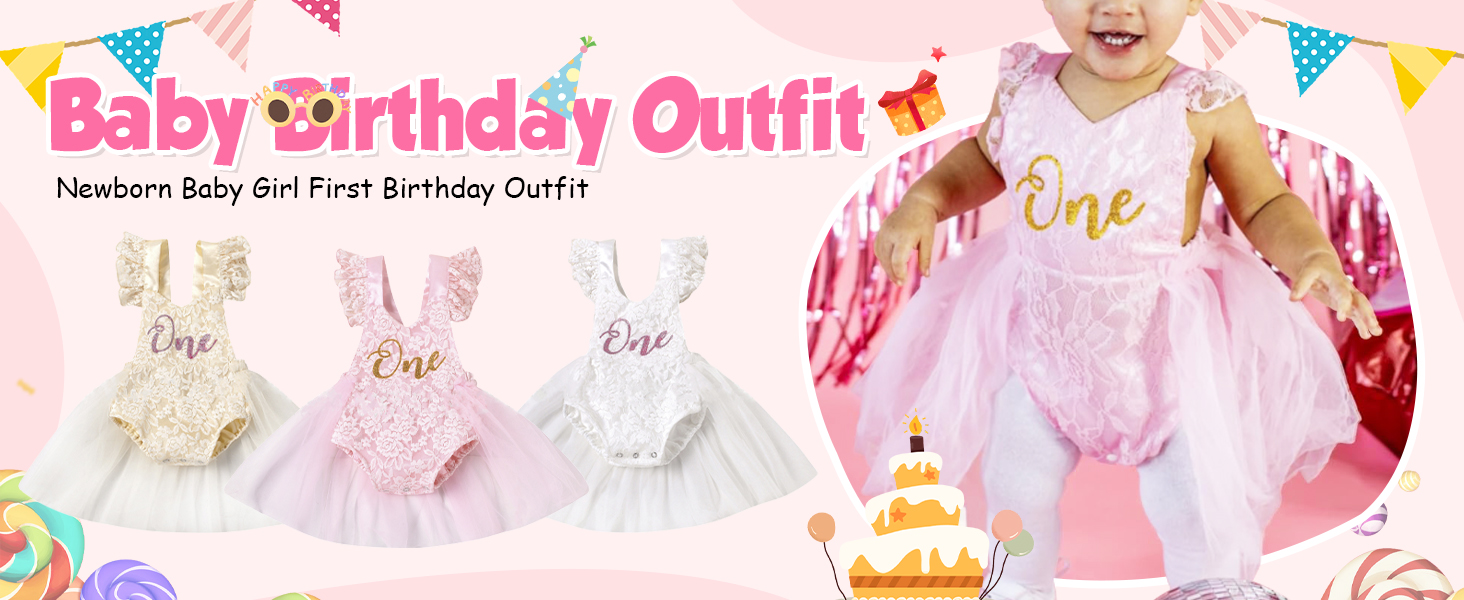 first birthday outfit girl