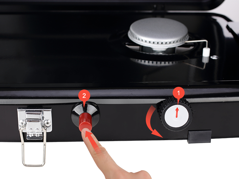 Camplux JK8620 Portable 2 Burners Camping Stove, Outdoor Foldable Camp