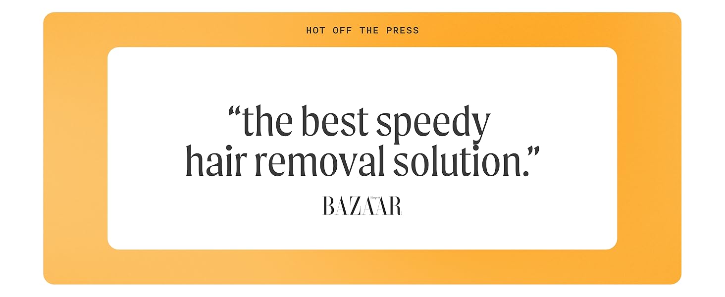 the best speedy hair removal solution