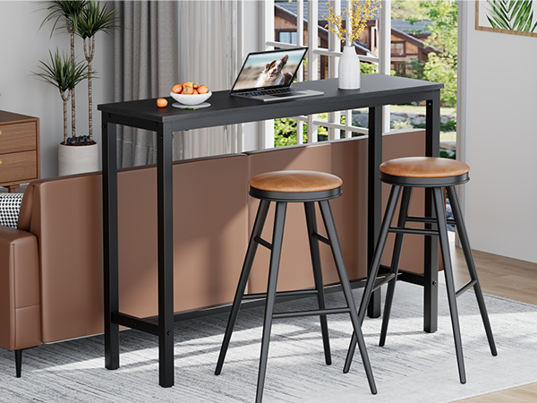 BAR COUNTER TABLE SMBT×NTF SESSLIFE 4-Piece Counter Height Bar Table Set with 3 Stools