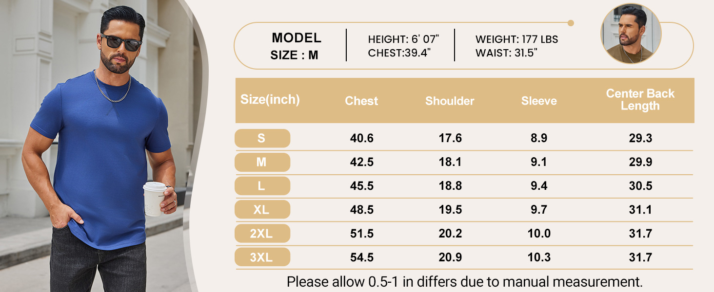 Mens T Shirts Casual Short Sleeve