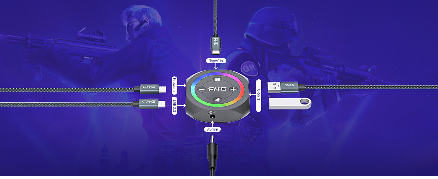 FHG Bluetooth dongle for PC, Bluetooth Transmitter with USB