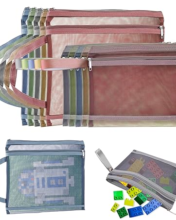zipper mesh bag