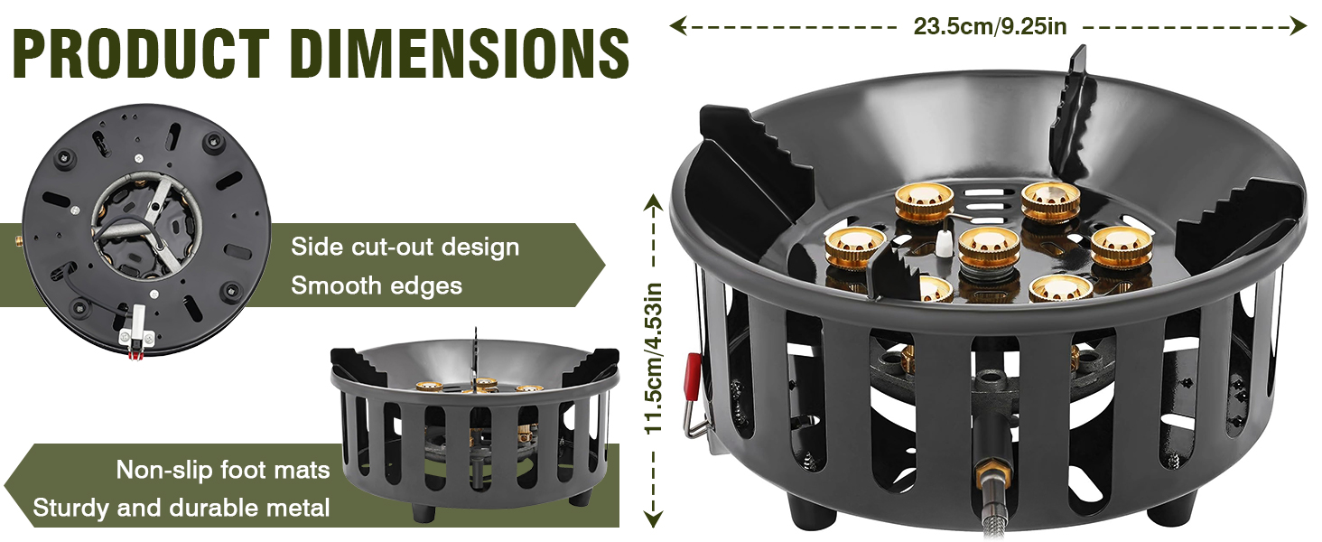 portable propane fire pit