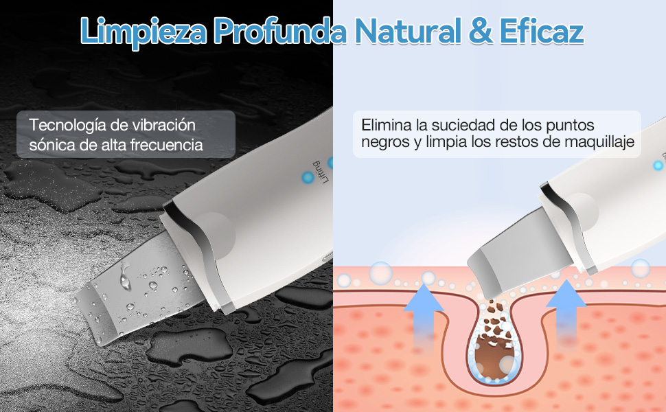 Skin Scrubber Ultrasónico Exfoliación