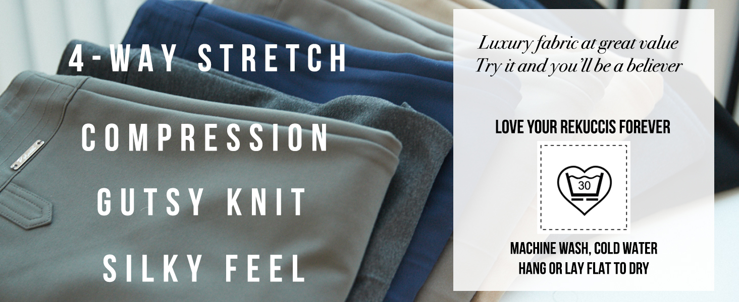 Pile of fabric showing the qualities such as stretch, guts, compression