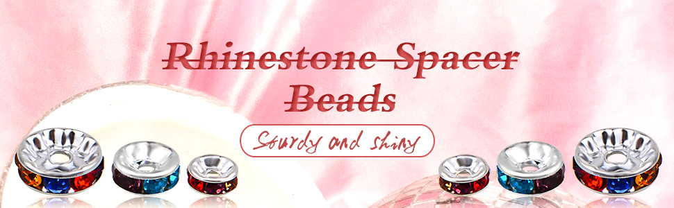 Rhinestone Spacer Beads