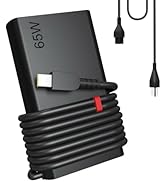 65W USB C for Lenovo Laptop Charger Type C Charger for Lenovo Thinkpad/Yoga/Chromebook/Carbon Ser...