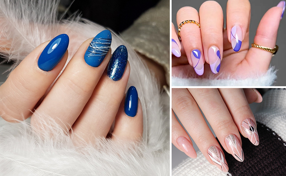 Mandelförmige Nagelspitzen