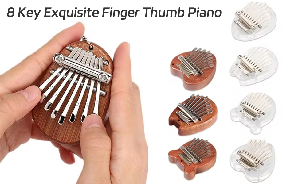 8 Key Exquisite Finger Thumb Piano