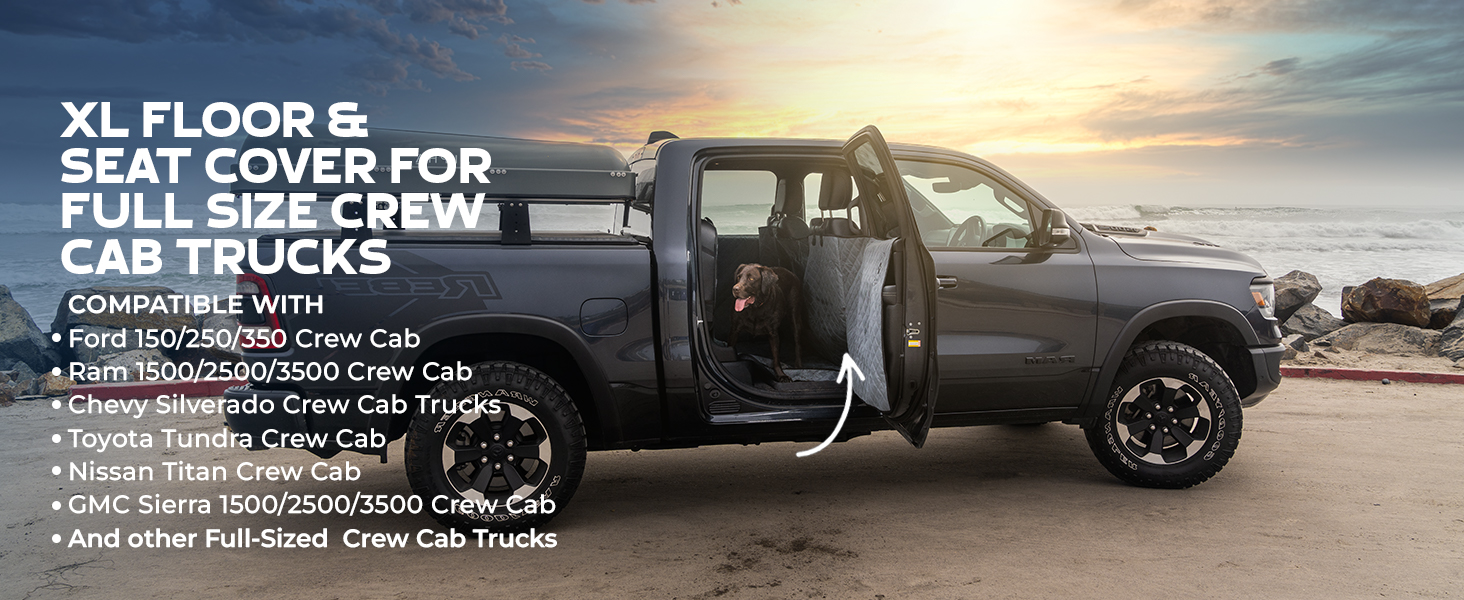 truck seat cover dogs backseat back pet car hammock crew cab rear pickup big large extra premium