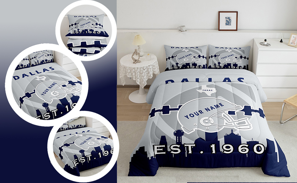 Erosebridal 7 Pcs Comforter Set Queen Size,Personalized