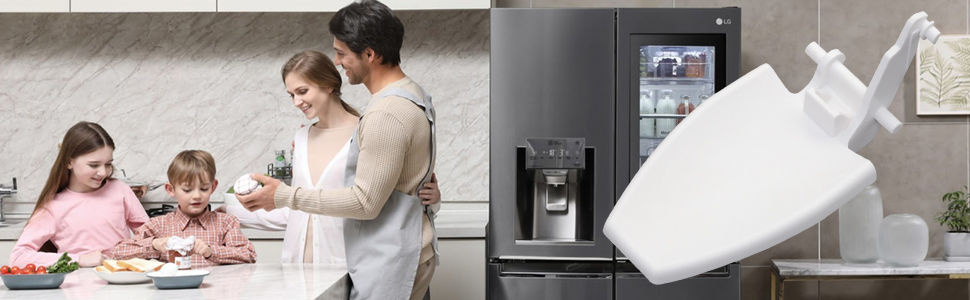 241682001 Refrigerator Water Dispenser Lever compatible with Frigidaire, Kenmore Refrigerator Water Dispenser Actuator 18 241682001 Refrigerator Water Dispenser Lever