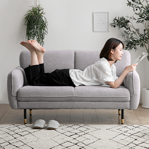 Amazon｜モダンデコ ソファー 二人掛け 【保証1年間