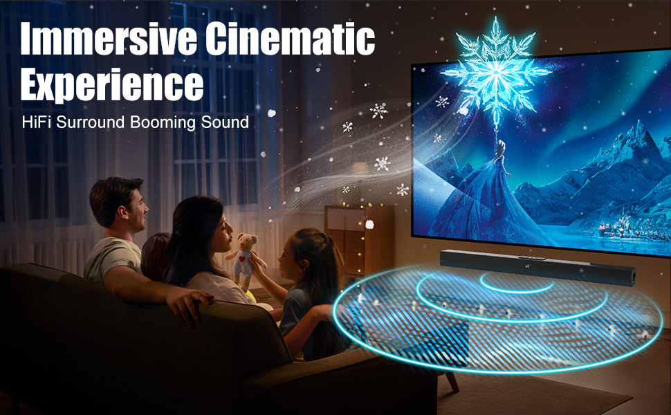 immersive cinematic deep bass sound home theater home cinema