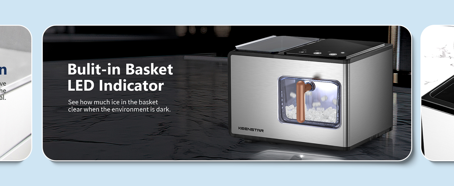 Bulit-in Basket LED Indicator