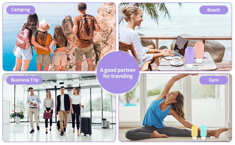 Travel Toiletry Bottles TSA Approved