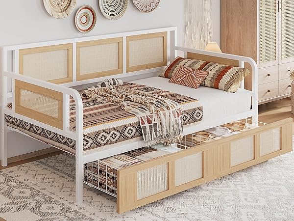Amazon.com: ANCTOR Twin Daybed, Day Bed Frame with Storage