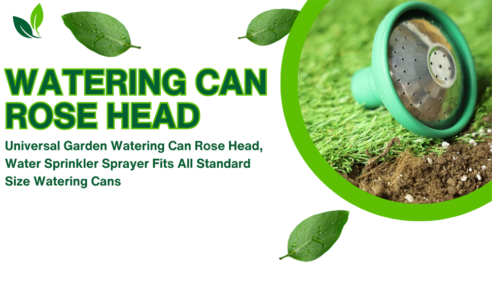 watering can rose head for all watering cans of a universal average size