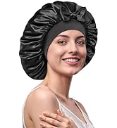 Umisleep Double-Sided 100% 22 Momme Mulberry Silk Bonnet for Sleeping Women, Large Silk Hair Wrap...